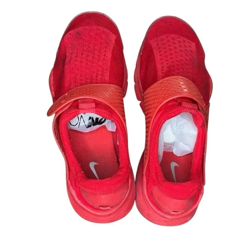 Nike Mens Sock Dart 819686-600 Red Running Shoes Sneakers Size 9